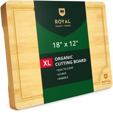Cutting Board Xl, 18”x12” Royal Craft Wood
