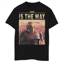 Boys Husky Star Wars The Mandalorian This Is The Way Graphic Tee Star Wars