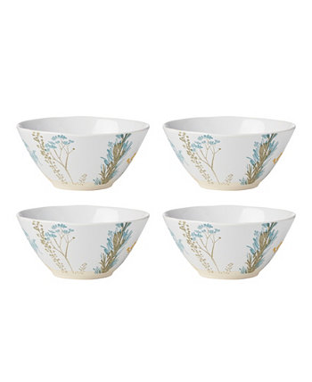 Wildflowers 4 Piece All-Purpose Bowls, Service for 4 Lenox