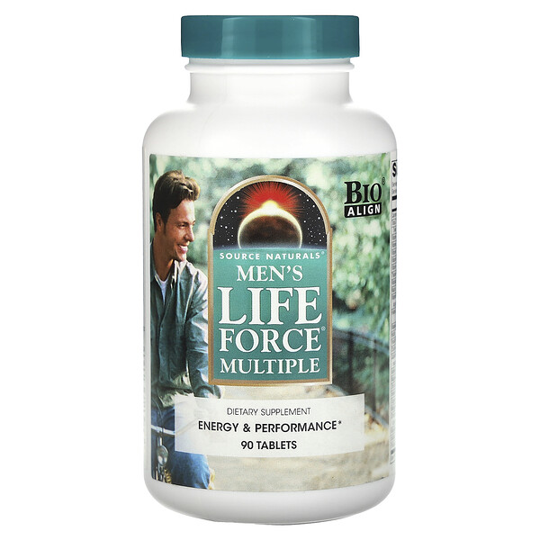 Men's Life Force Multiple, 90 таблеток Source Naturals
