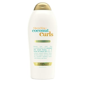 OGX Quenching + Coconut Curls, Moisturizing Shampoo for Curly Hair, Detangling, Curl Enhancing, 25.4 fl oz, 25.4 fl oz OGX