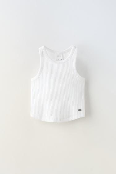  Майка ZARA RIB RACERBACK TOP ZARA