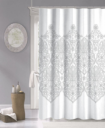 Palace 100% Cotton Shower Curtain, 72" x 70" Dainty Home