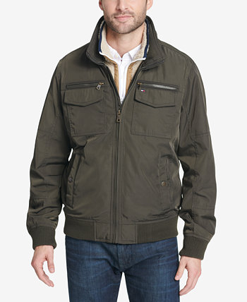 Мужская куртка-бомбер с заполненными четырьмя карманами Tommy Hilfiger