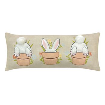 Celebrate Together™ Easter Bunnies in Pots Pillow Celebrate Together