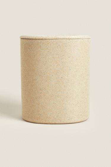 STRIPED RESIN BATHROOM WASTEPAPER BASKET Zara Home