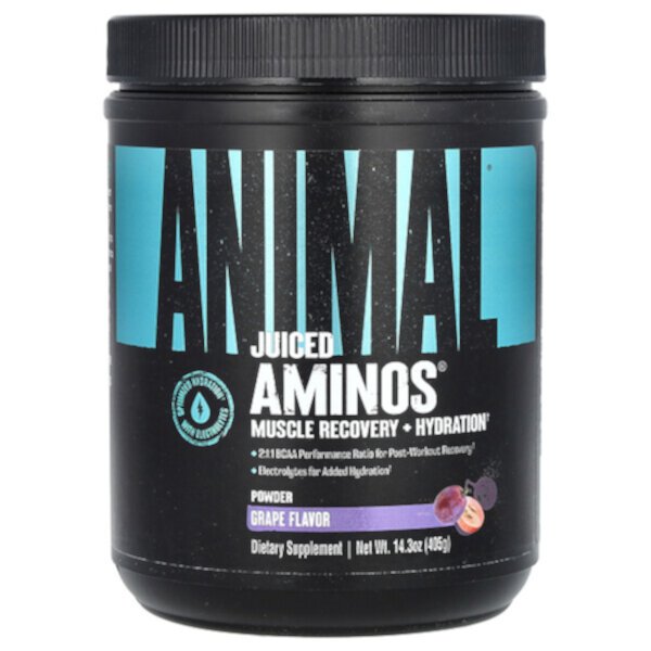 Juiced Aminos Powder, Виноград - 405 г - Animal - BCAA Animal