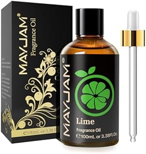 100ML/3.38FL.OZ Apple Fragrance Oils with Glass Dropper, Essential Oils for Diffusers for Home, Long Lasting Scented Oils for Diffusers Soap Candle Making Mayjam