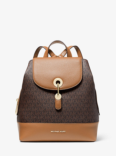 Raven medium shop pebbled leather backpack