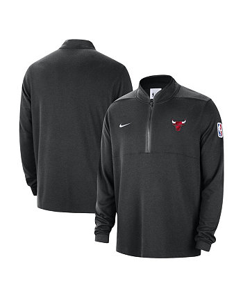 Мужская черная куртка Chicago Bulls 2023/24 Authentic Performance с молнией до половины Nike