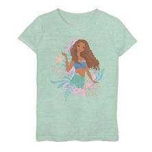 Disney's The Little Mermaid Live Action Girls 7-16 Waving Hello Graphic Tee Licensed Character