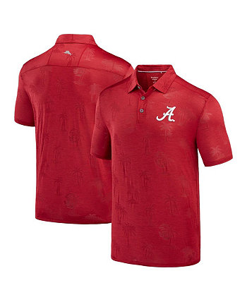 Мужская футболка-поло Alabama Crimson Tide с коротким рукавом Tommy Bahama Tommy Bahama