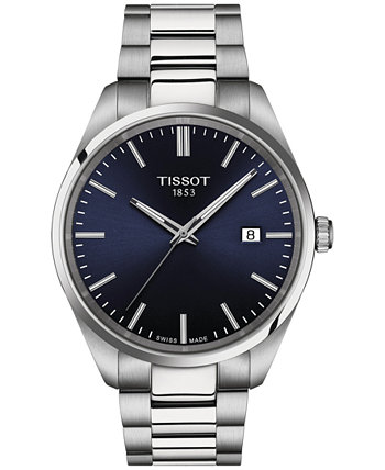 Мужские швейцарские часы PR 100 с браслетом из нержавеющей стали, 40 мм Tissot