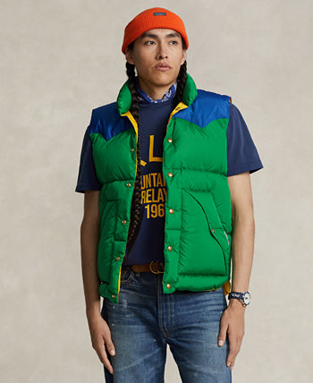 Men's Colorblocked Puffer Vest Polo Ralph Lauren