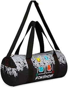 Сумка дорожная Pokemon Gym Bag for Kids, Pikachu Boys Duffle Bag Large Holdall (Black) Pokemon