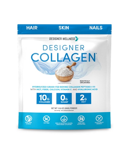 Designer Wellness Designer Collagen Protein без ароматизаторов — 10,6 унции Designer Wellness