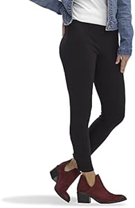 No Nonsense Women's Cotton Legging with Wide Waistband No Nonsense