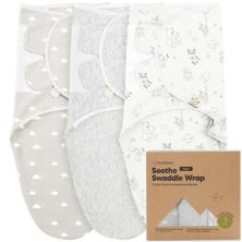 KeaBabies 3pk Baby Swaddle Sleep Sacks with Zipper, Newborn Swaddle Sack 0-3 Months, Wearable Blanket Baby KeaBabies