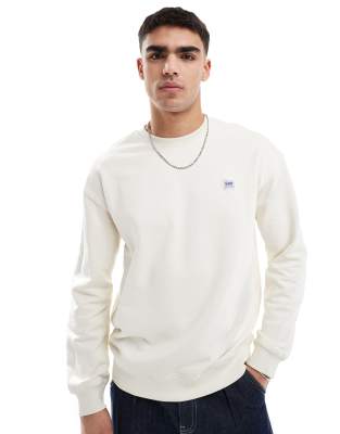 Lee workwear relaxed fit sweatshirt in off white Lee