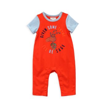 Baby's Thyme Sage Coveralls PEEK