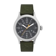 Мужские часы Timex® Expedition Scout с черным кожаным ремешком - TW4B22900JT Timex