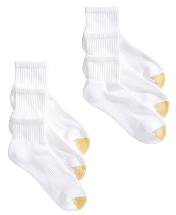 Женские спортивные носки с полу-подушкой, 6 пар. Gold Toe