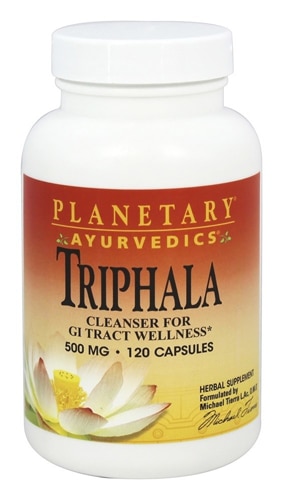 Planetary Herbals Ayurvedic® Triphala — 500 мг — 120 капсул Planetary Herbals