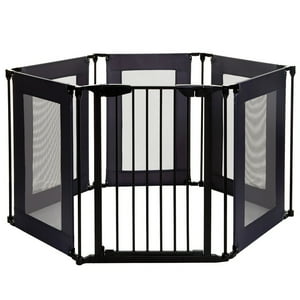 Brooklyn Converta 6 Panel Play-Pen & Wide Barrier Gate Dreambaby