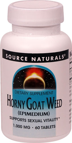 Source Naturals Horny Goat Weed — 60 таблеток Source Naturals