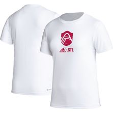 Women's adidas White St. Louis City SC AEROREADY Club Icon T-Shirt Adidas