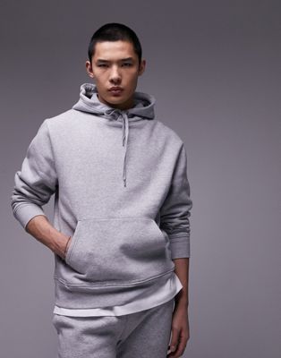 Мужское Худи Topman Классическое Серое TOPMAN