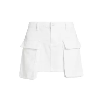 Celine Cotton-Blend Cargo Miniskirt 3x1 NYC