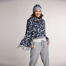 Женский шарф Yummy Sweater Co. с леопардовым принтом и бахромой Yummy Sweater Co.
