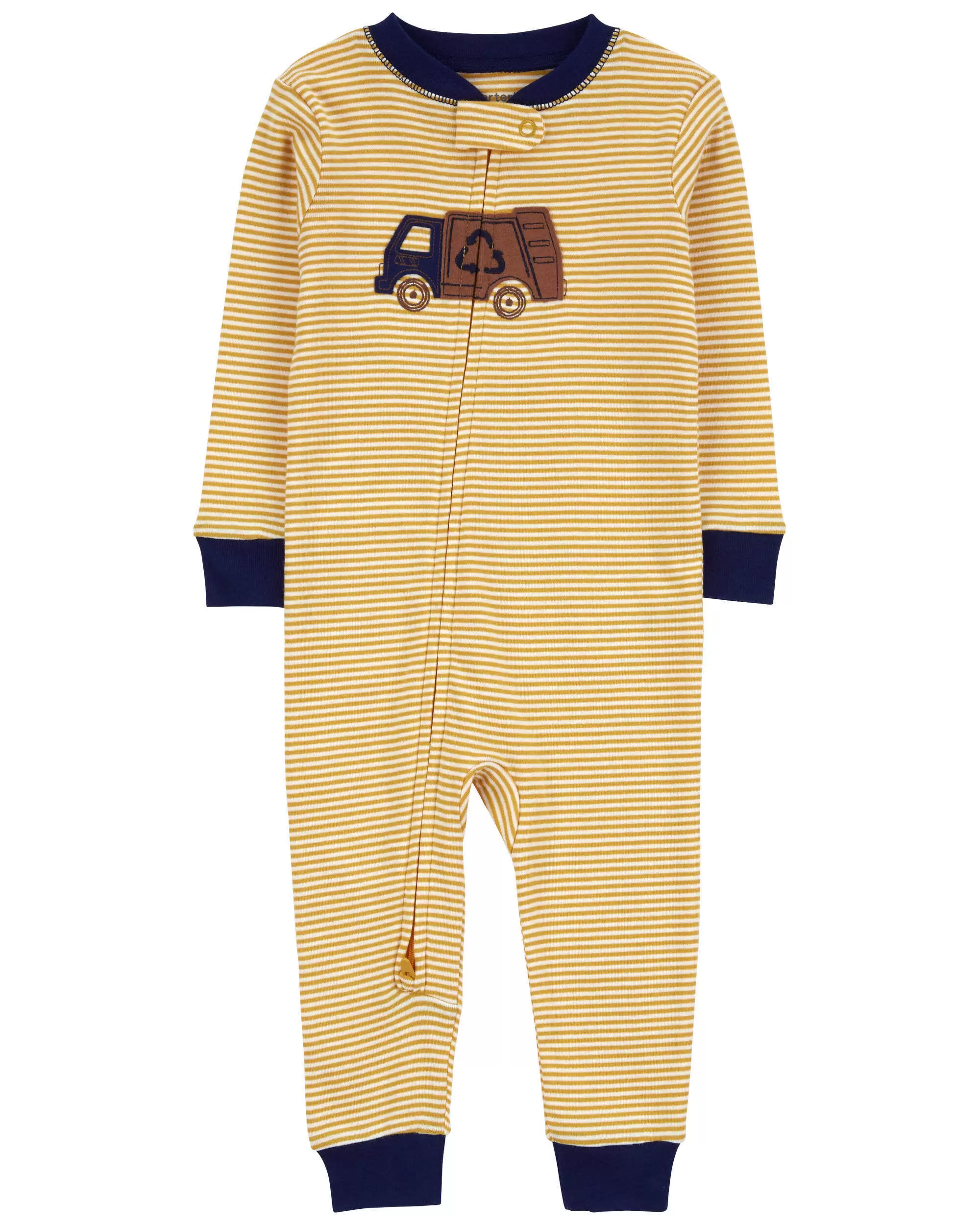 Цельная пижама без стопы из 100% плотного хлопка для малышей, переработанная Carter's