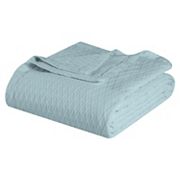 SUPERIOR Cotton All-Season Diamond Throw Blanket Superior