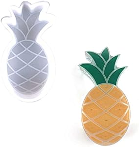 Duawenki Pineapple Shape Car Freshie Silicone Mold for Making Soap Aroma Beads Car Freshie Candle Pendant Resin Duawenki