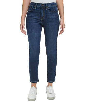 Узкие прямые джинсы Petite с высокой посадкой Whisper-Soft Calvin Klein