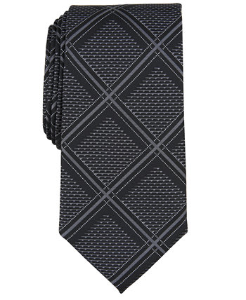 Men's Bannos Large Grid Tie Perry Ellis