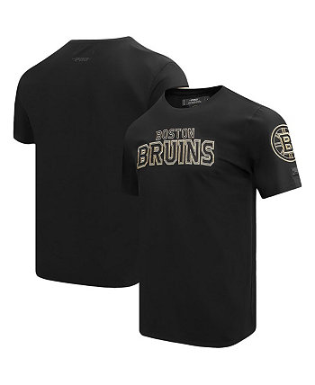 Мужская черная футболка с надписью Boston Bruins Pro Standard