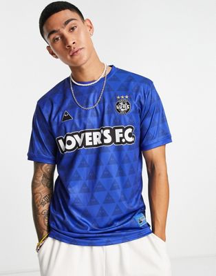 Синяя футболка из джерси с логотипом Lover's FC ASI Lovers FC