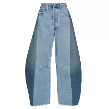 Pieced Horseshoe Baggy Wide-Leg Jeans Citizens Of Humanity