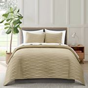 Chic Home Kyrie Wavy Pattern 3-pc. Quilt Set with Shams Chic Home