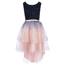 Girls 7-16 Speechless Fit & Flare High-Low Ombre Dress Speechless
