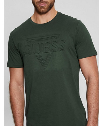 Мужская футболка с тисненым логотипом GUESS