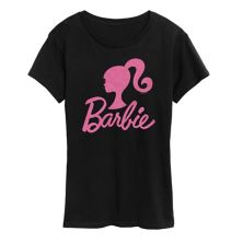 Женская розовая футболка с блестящим рисунком и логотипом Barbie® Barbie