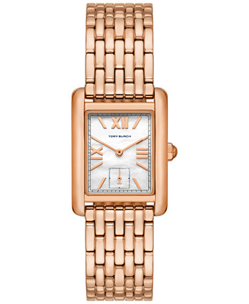 Женские часы The Eleanor с браслетом из нержавеющей стали цвета розового золота, 25 мм Tory Burch
