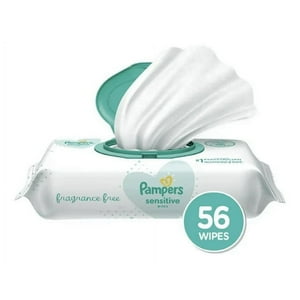 Pampers Sensitive Baby Wipes 56ct |1 Pc per Pack Visit the Pampers Store