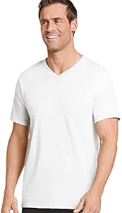 Мужская Базовая майка Jockey Big Man Classic V-Neck - 2 упаковки Jockey