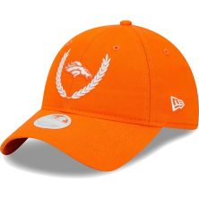 Women's New Era Orange Denver Broncos Leaves 9TWENTY Adjustable Hat New Era