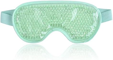 NEWGO Cooling Eye Mask Eye Ice Pack Cold Eye Mask for Puffy Eyes, Post Eye Surgery, Tired Eyes, Reusable Gel Eye Mask for Dark Circles, Migraines, Stress Relief, Itchy Eyes - Blue NEWGO